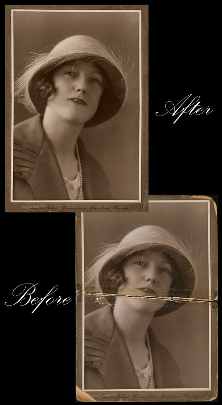 Old photograph copied and restored by Laceys Studios